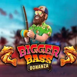 Official Slots logo: Bigger Bass Bonanza by Pragmatic Play at CasinOK
