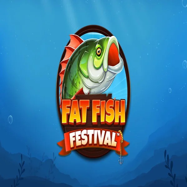 Fat Fish Festival slot logo by Wishbone Games at CasinOK